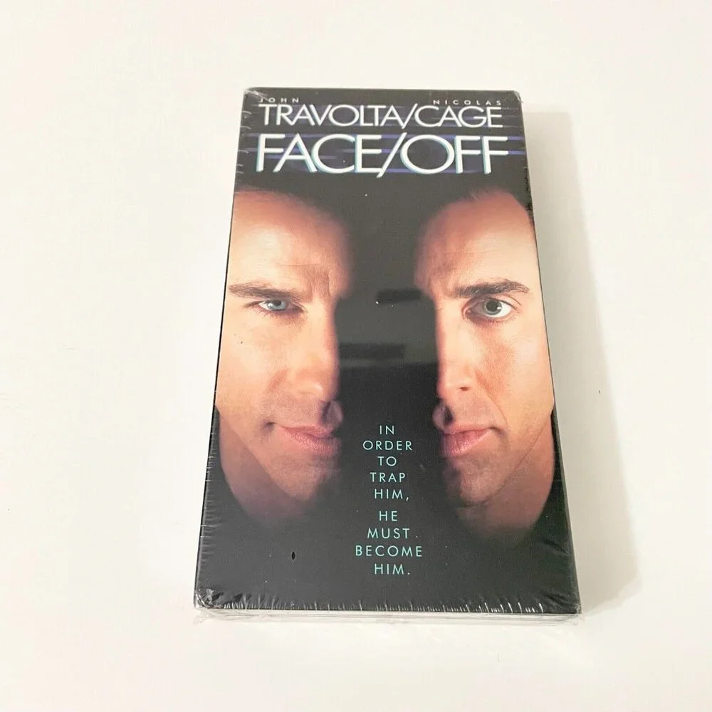 Face Off VHS 1997 Tape Movie Nicolas Cage John Travolta